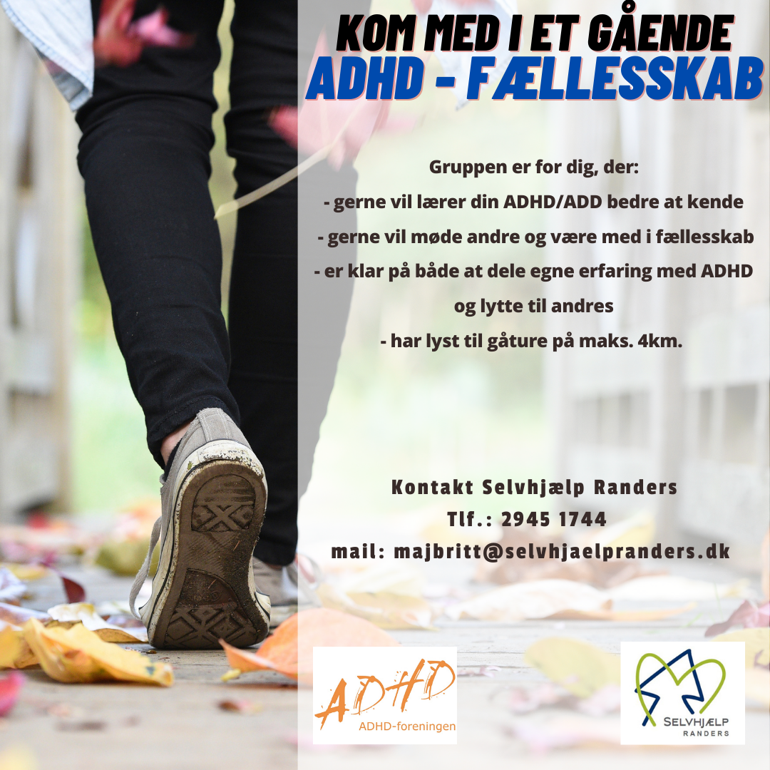 ADHD gågruppe selvhjælp